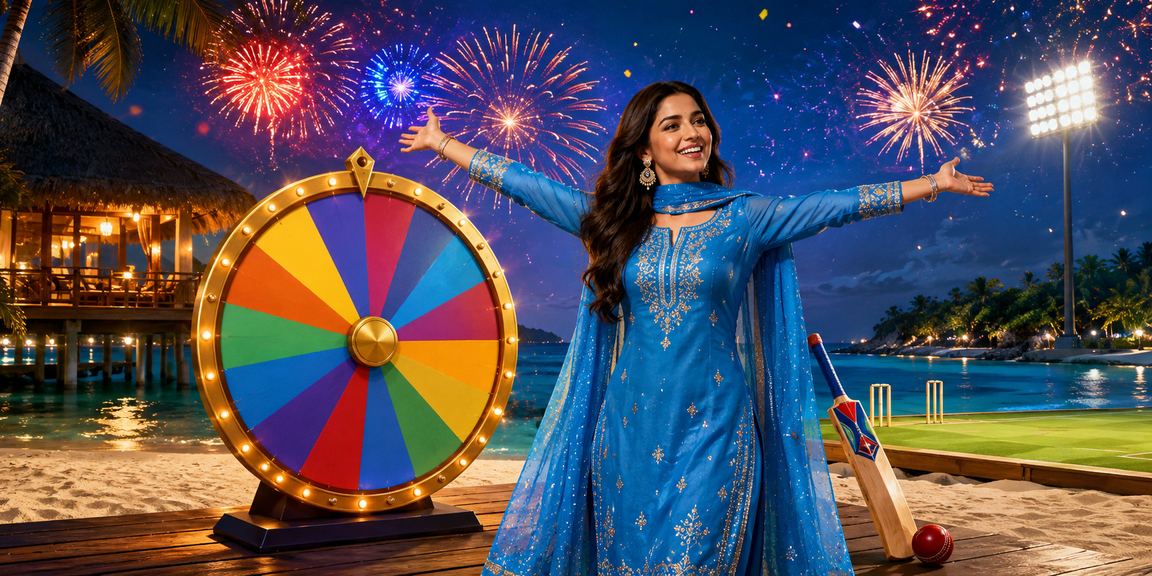 সেন্ট মার্টিনে সালোয়ার কামিজ পরিহিতা ক্রিকেট বেটিং অ্যাপ ব্যবহারকারী